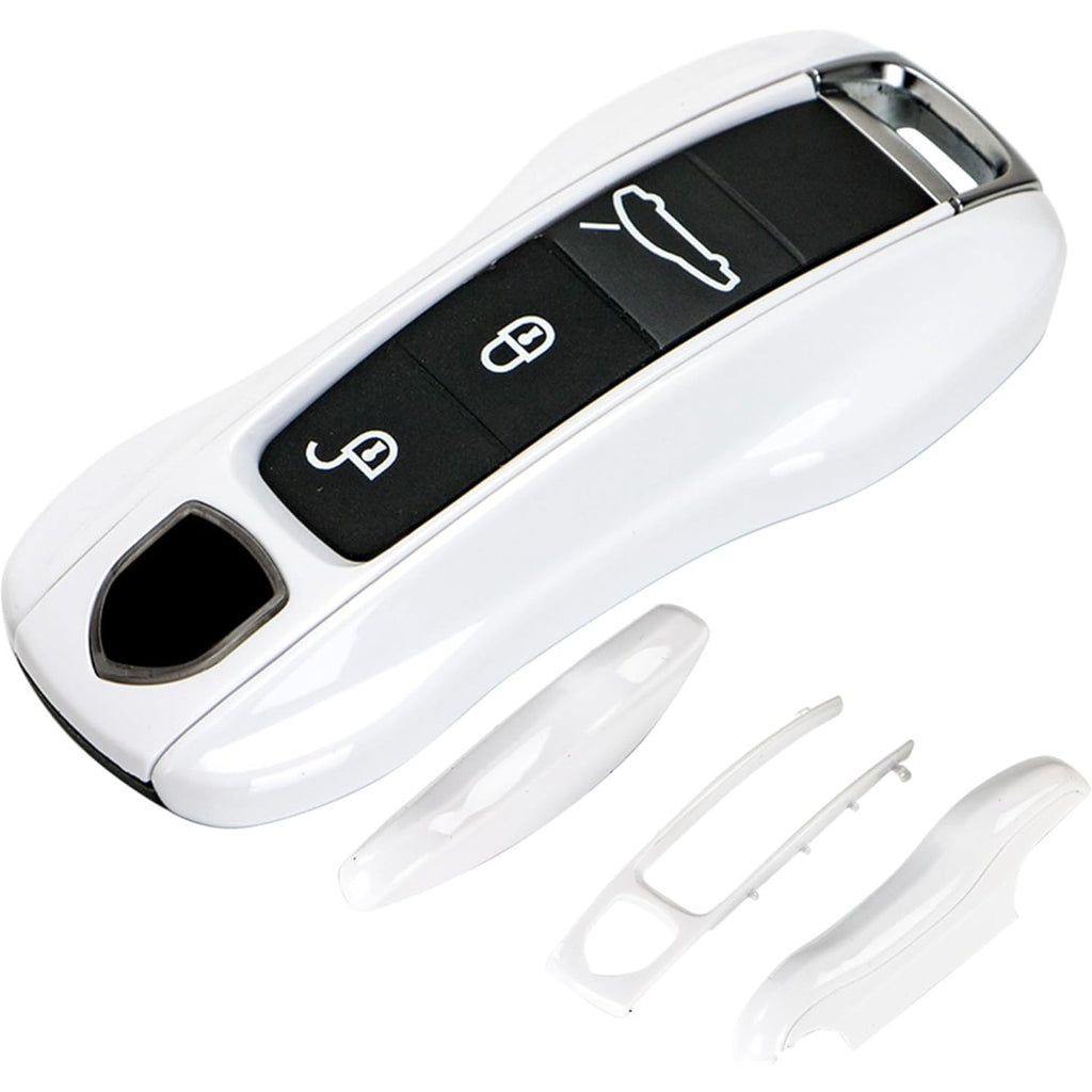 Porsche Key Shell Replacement 3-Piece Painted Key Fob Cover Shell