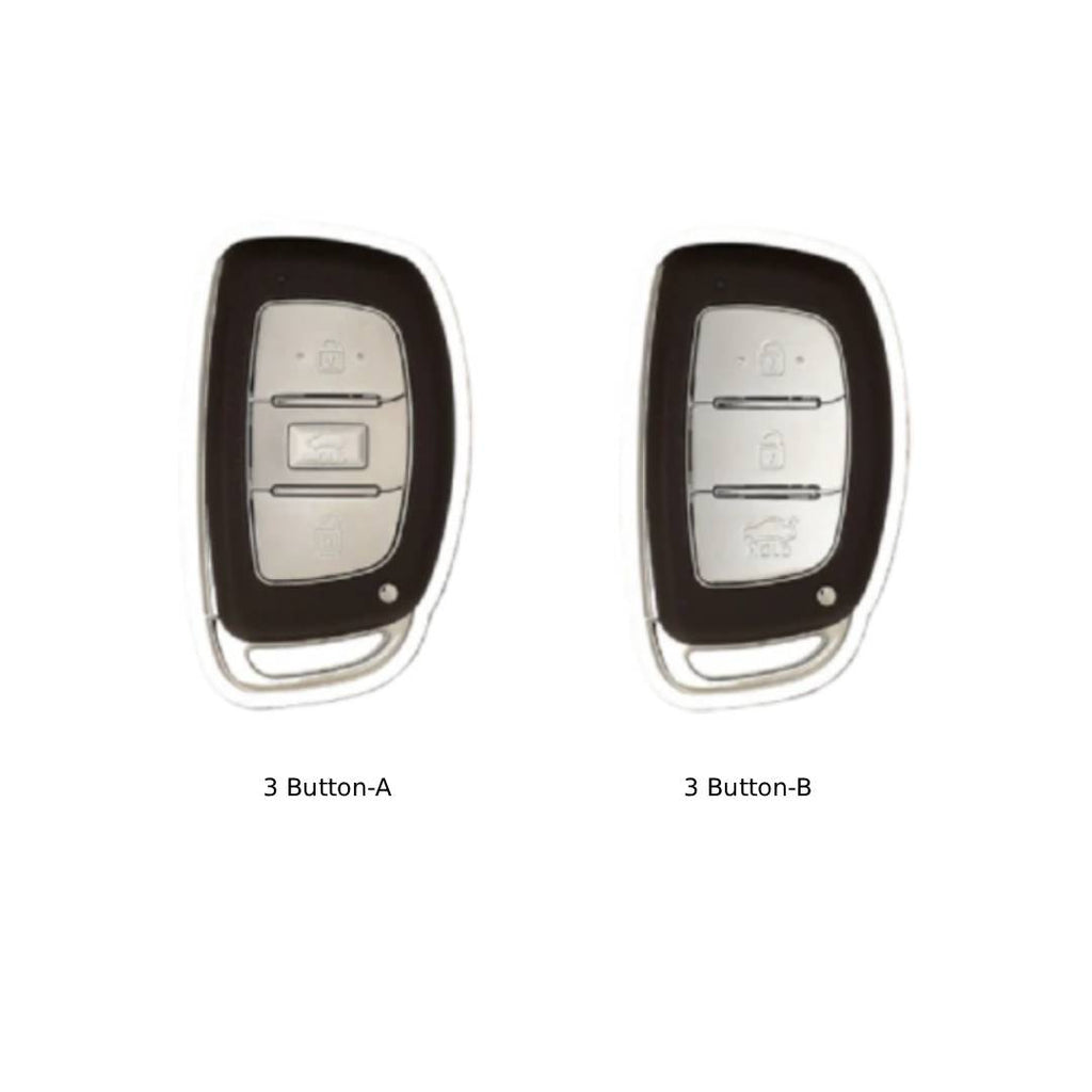Hyundai Elantra IX25 Festa IX35 Verna Leather Car Key Cover 3 Button