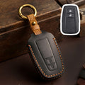 Carsine Toyota Camry Leather Car Key Cover 2,3,4 Button Black / 2 Button