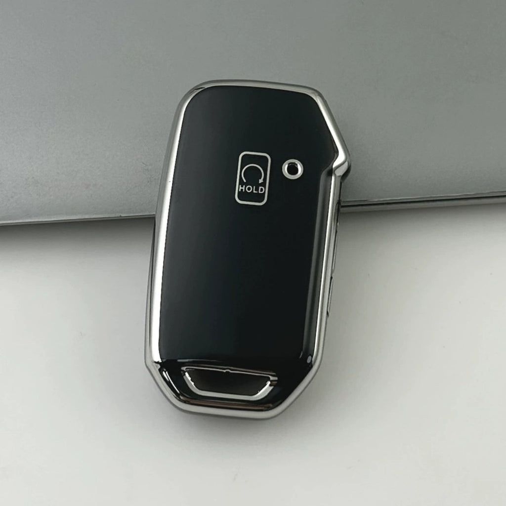 Kia Car Key Cover Silver Edge