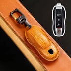 Porsche Key Fob Cover | Genuine Leather, Waterproof Design | Fits All Models