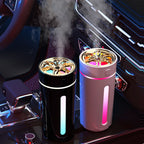 Diffuseur d'huiles essentielles pour voiture avec lumière d'ambiance