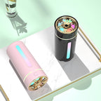 Diffuseur d'huiles essentielles pour voiture avec lumière d'ambiance