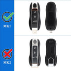 Porsche Key Shell Replacement 3-Piece Painted Key Fob Cover Shell