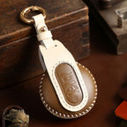 Carsine BMW Mini Cooper Countryman Leather Car Key Cover Black