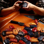 Porsche Key Fob Cover | Genuine Leather, Waterproof Design | Fits All Models