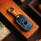 Étui de clé de voiture en cuir pour Buick Envision GL8 Regal LaCrosse (4, 5 ou 6 boutons)