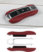 Étui en cuir pour clé Porsche 