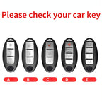 Carsine Nissan Car Key Case Golden Edge