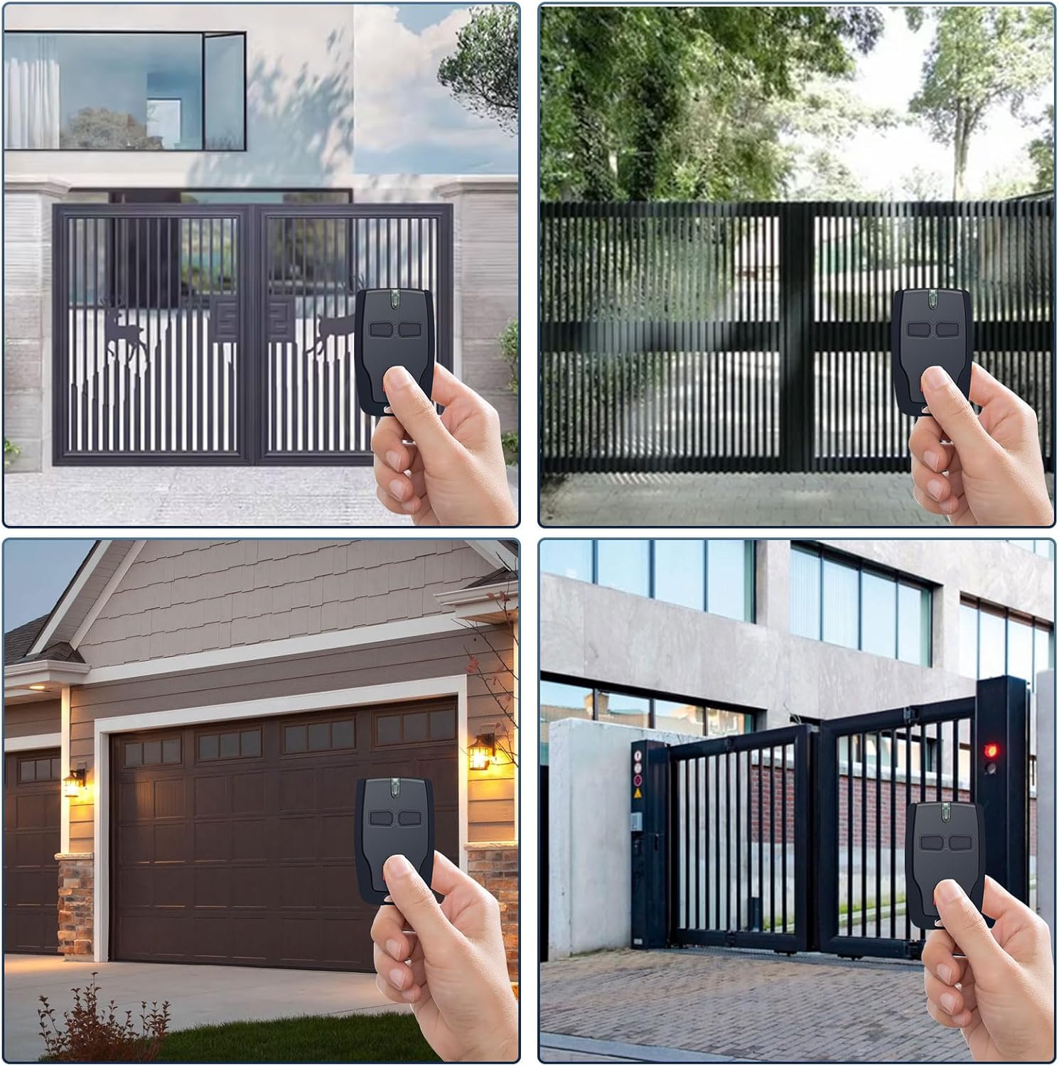 3 Stück BFT Mitto B2 Garagentor-Fernbedienung - 433,92 MHz 2-Kanal-Handsender für elektrische Tore