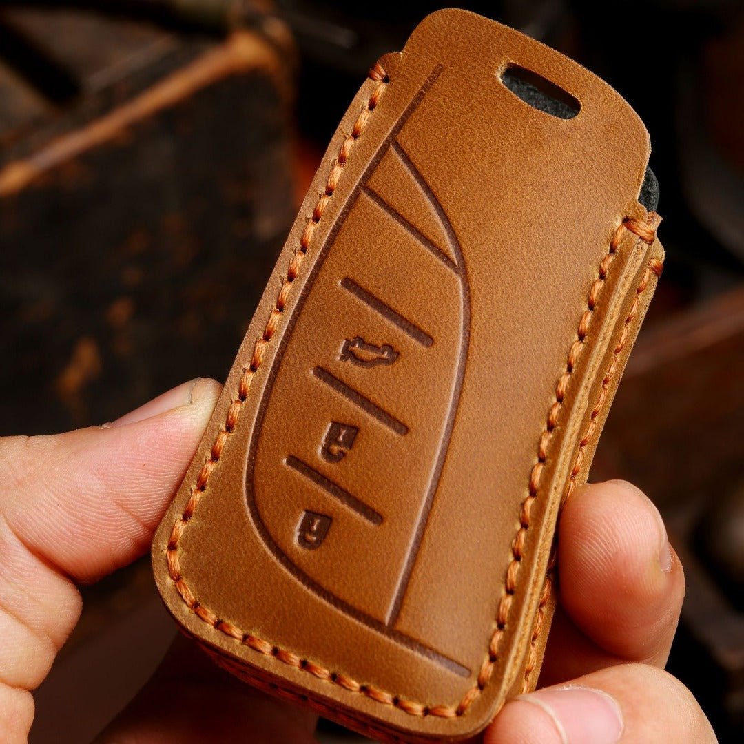 Lexus ES200 RX/ES300 NX200 LM350h LM500 Leder-Autoschlüsselhülle mit 3, 4 und 5 Tasten