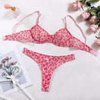 Polka Dot Thong Sexy Lingerie 2-Piece Set G string Thong