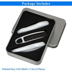 Porsche Key Shell Replacement 3-Piece Painted Key Fob Cover Shell