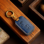 Carsine Toyota Camry Highlander Crown Leather Car Key Cover 3,4 Button Black / 3 Button