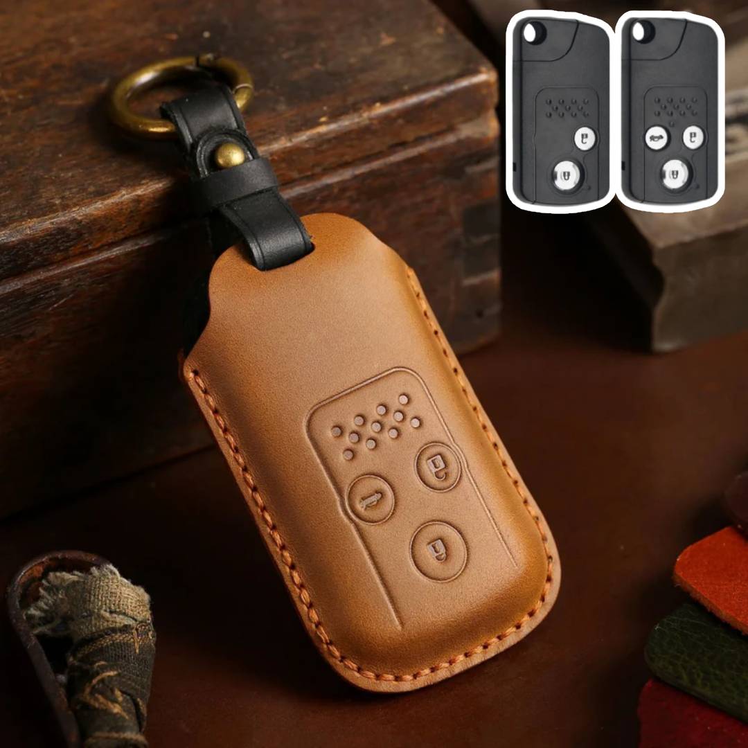 Honda Accord Leather Car Key Cover 2,3 Button