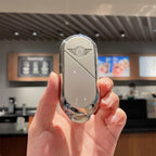 Étui pour clé de voiture BMW Mini, bord argenté