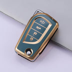 Carsine Toyota Car Key Case Golden Edge Grey / Key case