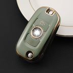 Carsine Buick Car Key Case Golden Edge Green / Key case