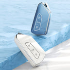 Carsine Volkswagen Car Key Case Silver Edge