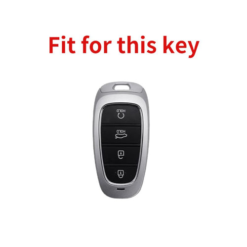 Carsine Hyundai Car Key Case Golden Edge